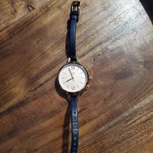 Fossil Hybrid Smartwatch Rose Gold Stainless/Navy